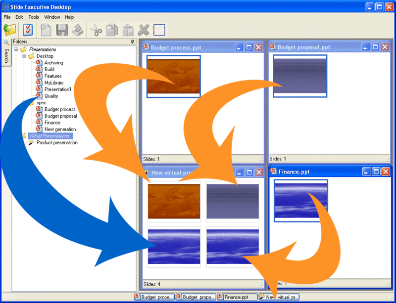 Slide Executive Desktop Screenshot